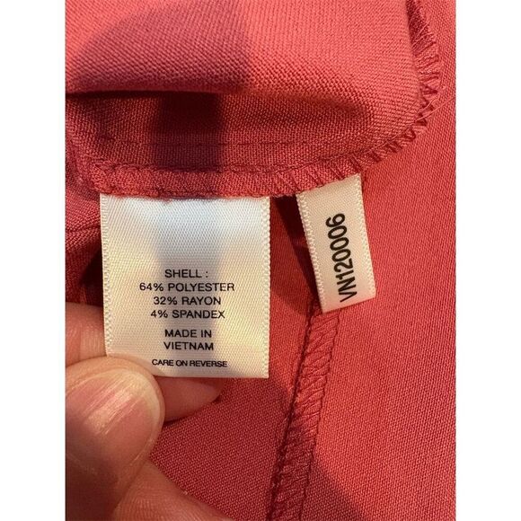 NY & Company Women's Pink Knee Length Pencil Skirt Size 12 - Picture 7 of 8